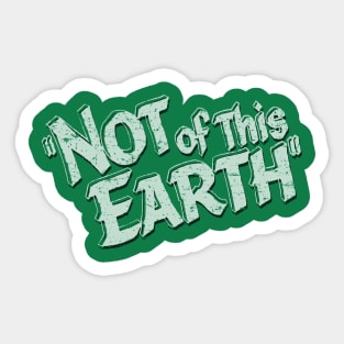 Not of This Earth (1957) Sticker